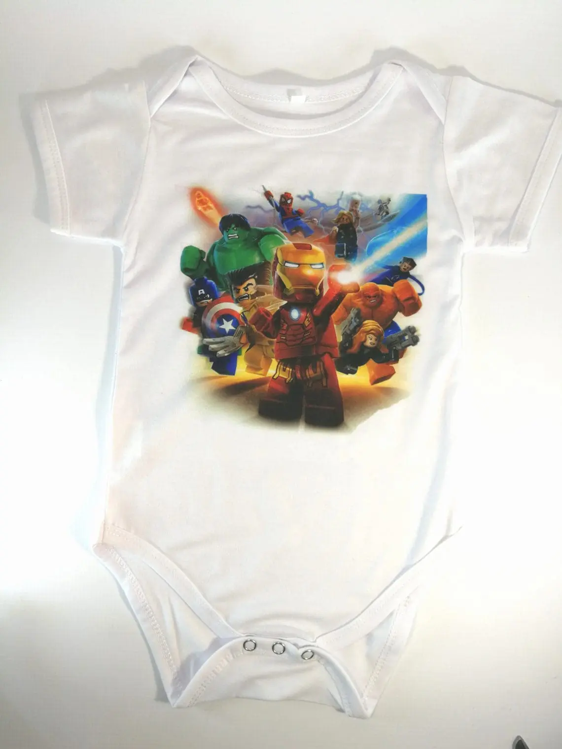dav Sublimation Blanks : Short Sleeved Babygrow/Body Vest