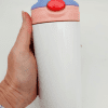 Sublimation Blanks : 12oz (354mls) Kids 2-Toned Colour Lids Straight Tumbler