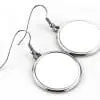 RoundEarrings sublimation blanks