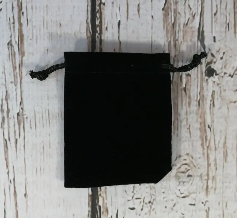 Bag_Black Sublimation Blanks : Velvet Bags END OF RANGE