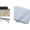 Case_Cleaning Sublimation Blanks : Glasses PU Leather Case & Cleaning Cloth
