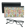 GlassesCase_ Sublimation Blanks : Glasses PU Leather Case & Cleaning Cloth