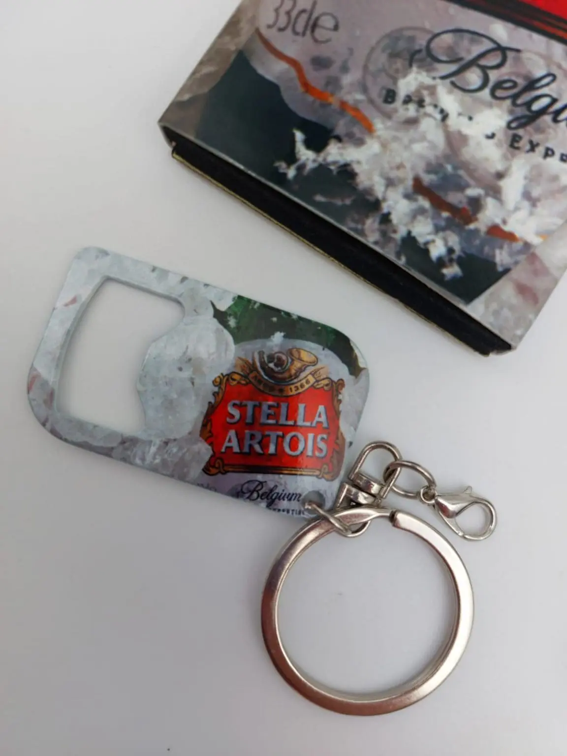 Sublimation Blanks : Metal Bottle Opener Keychain & Box for Sublimation
