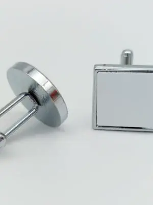 Sublimation Blanks : Metal Cufflinks