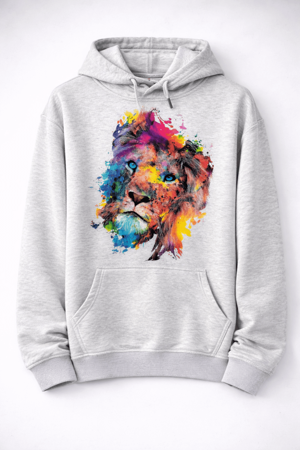 Hoodie_GreyL Sublimation Blanks : Polyester Hoodies