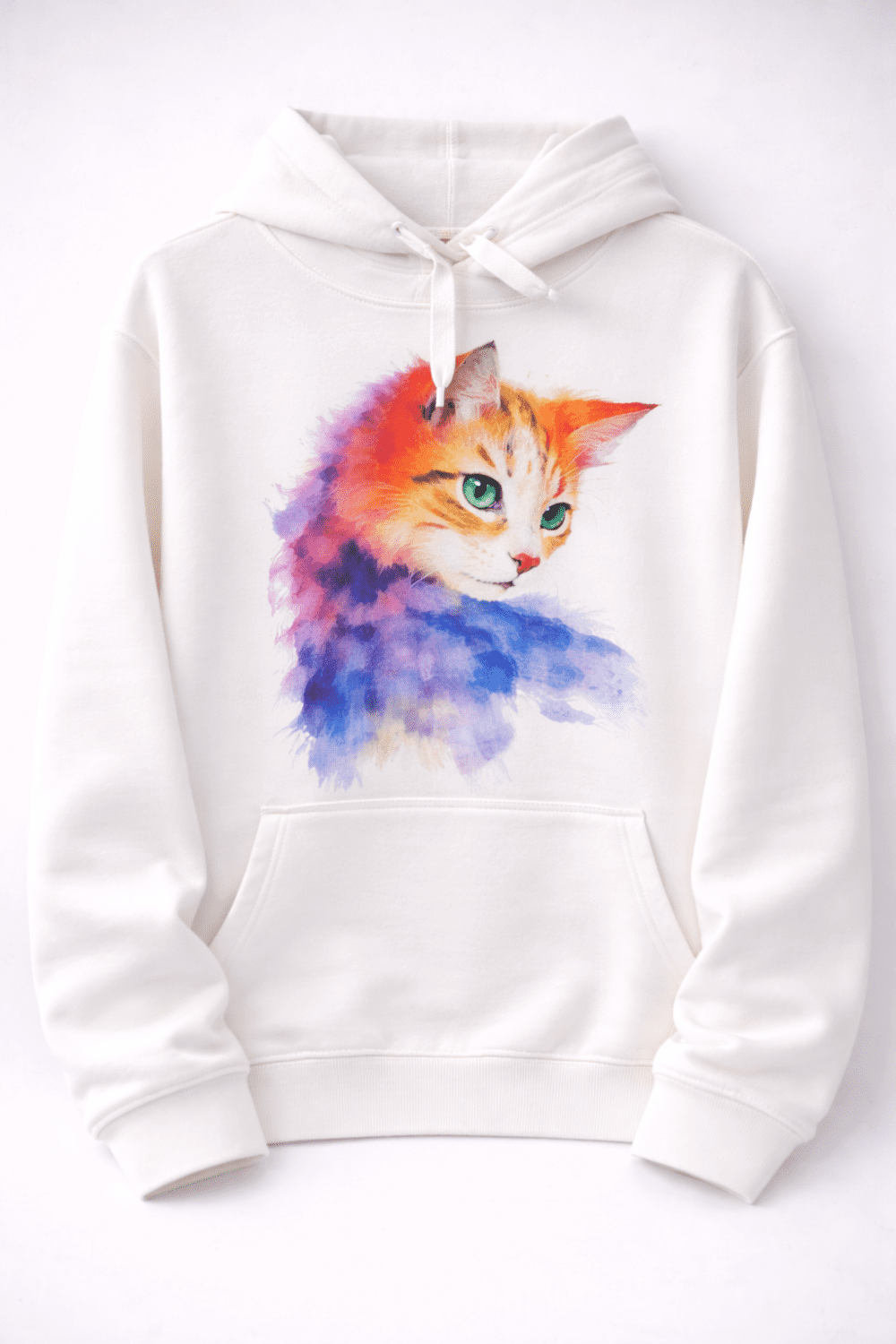 Hoodie_WhiteC Sublimation Blanks : Polyester Hoodies