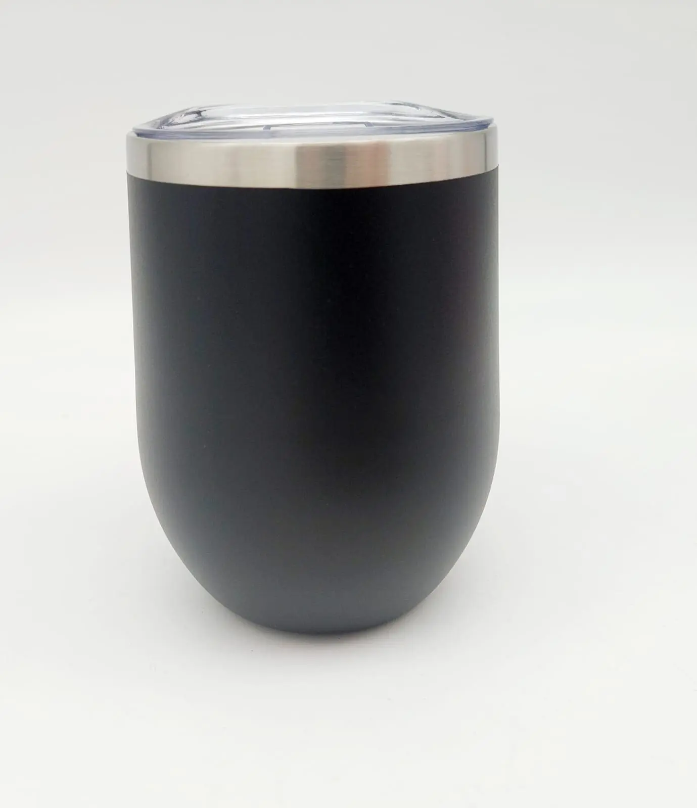 Engraving/Vinyl Blanks : 12oz Silver Rimmed Powder Coated Tumblers