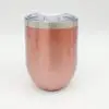 Engraving/Vinyl Blanks : 12oz Silver Rimmed Powder Coated Tumblers