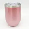 Engraving/Vinyl Blanks : 12oz Silver Rimmed Powder Coated Tumblers
