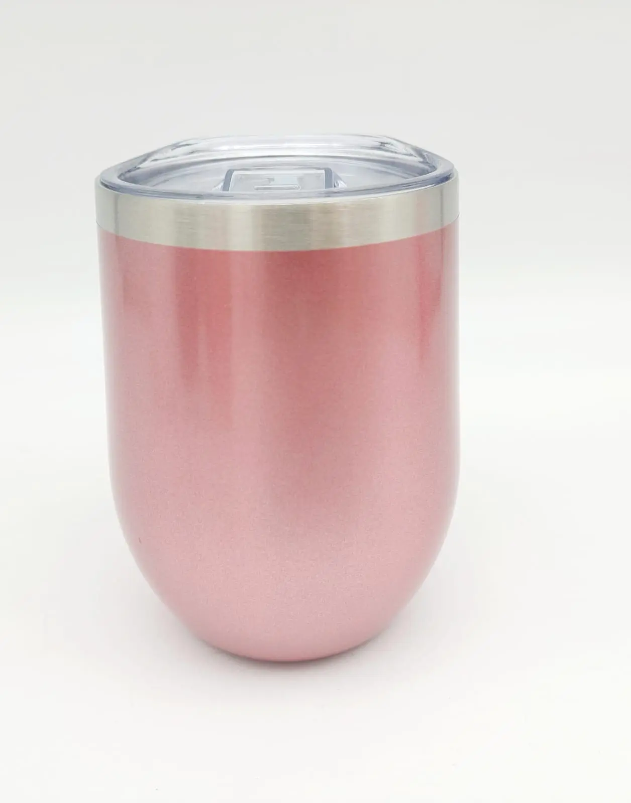 Engraving/Vinyl Blanks : 12oz Silver Rimmed Powder Coated Tumblers