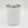 Engraving/Vinyl Blanks : 12oz Silver Rimmed Powder Coated Tumblers