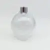 Christmas Blanks : 9cm Clear Bauble Metal Insert
