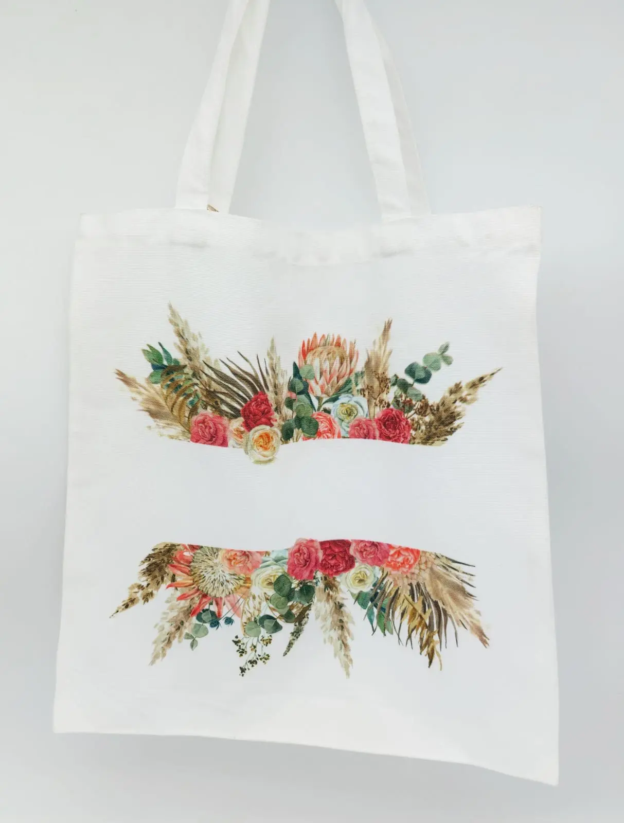 CanvasTote_Print4 Sublimation Blanks : Canvas Tote Bag (Black & White)