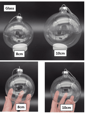 Glass_All Christmas Blanks : Clear Glass Baubles