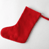 Christmas Blanks : Boot Sequins/Plaid Top Stockings