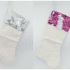 Christmas Blanks : Sequins Top Stockings