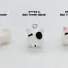 Keychain Accessories : Bull Terrier Charms