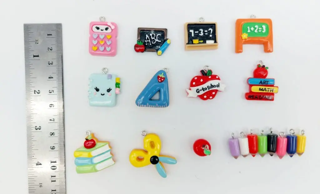 Keychain Accessories : Teacher School Charms