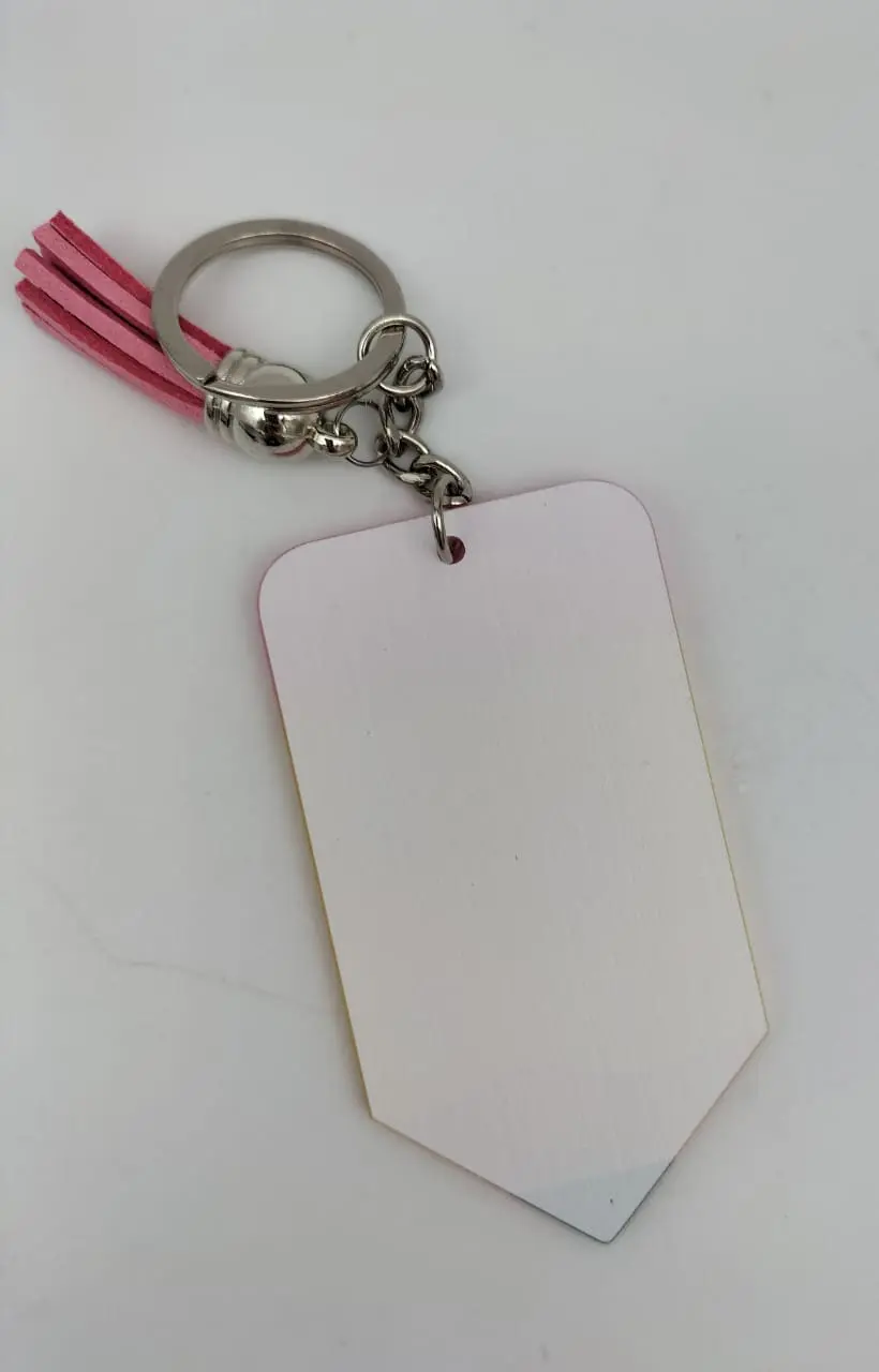 Pencil Back Keychains : Yellow Pencil Acrylic