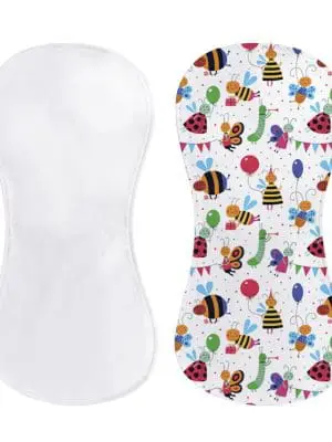 BurpCloth6 Sublimation Blanks : Baby Burp Clothes