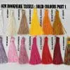 8cmBookmarkTasselsSolidColourpart1 Sublimation Blanks : Solid Colour Bookmark Tassels