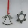 Metal Insert Ornaments : Metal Snowflake & Angel