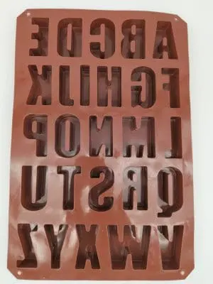 Chunkymould2 Silicone Moulds : Chunky Alpha Mould (CODE CHUNK_1)
