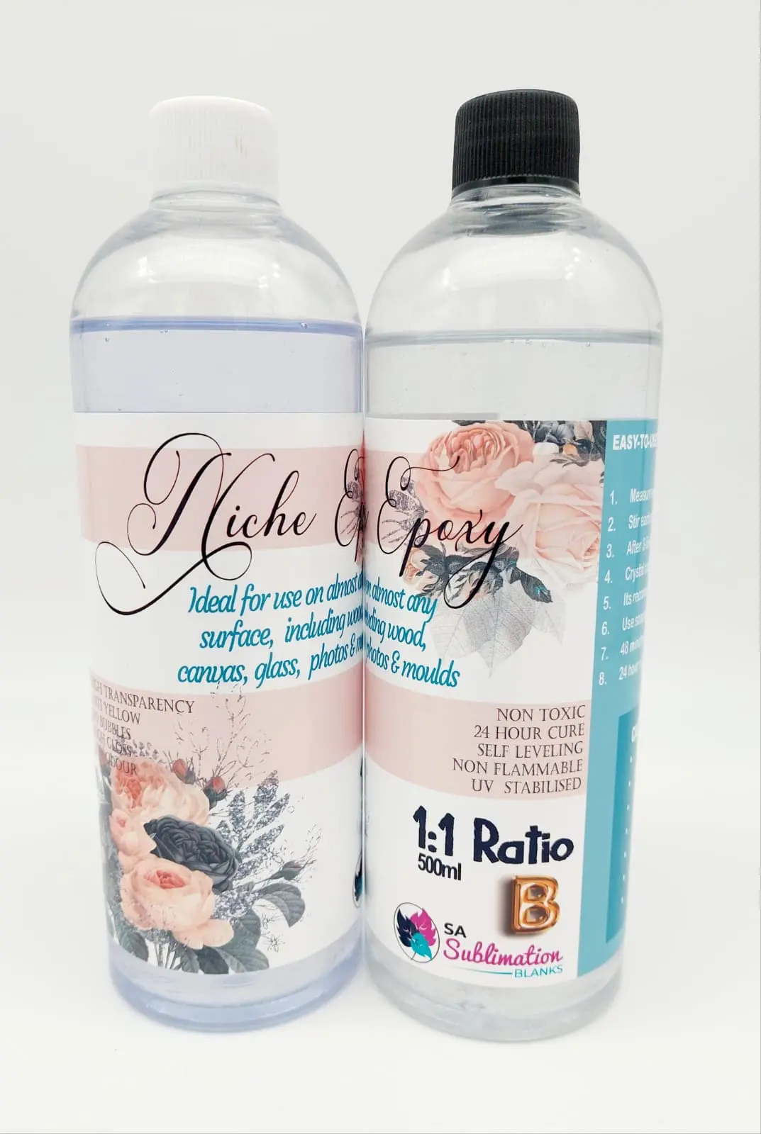 Epoxy1to1_3 Resin Supplies : Niche Epoxy 1:1 1l (500ml per part)