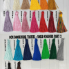 SolidColoursBookMark Sublimation Blanks : Solid Colour Bookmark Tassels