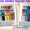 16ozAcrylicAd Acylic Tumblers : 16oz Matte Pastel Acrylic Skinny Tumblers (34 Colours)