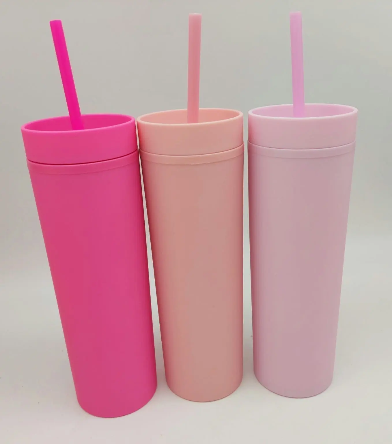 20220105_124431 Acylic Tumblers : 16oz Matte Pastel Acrylic Skinny Tumblers (34 Colours)
