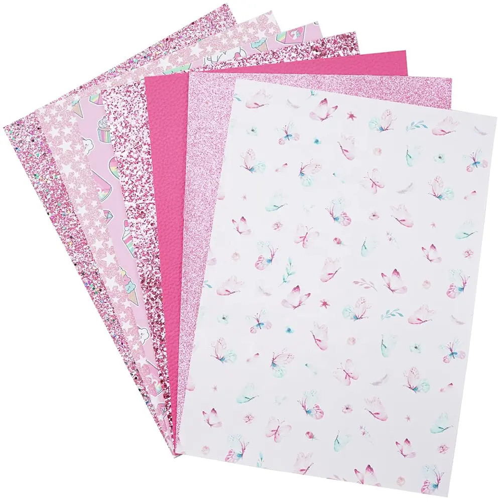 PinkSeries_4 Faux Leather : 7 Piece Unicorn Pretty in Pink (FL20)