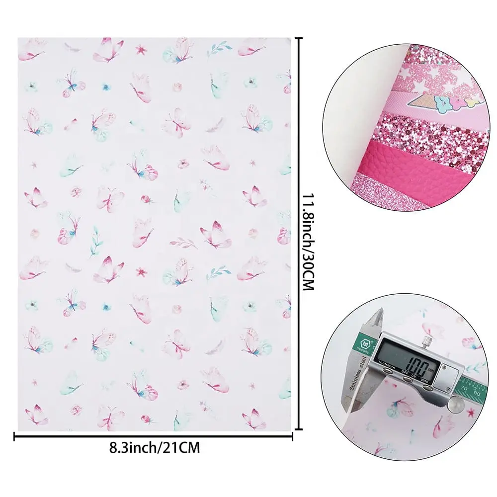 PinkSeries_5 Faux Leather : 7 Piece Unicorn Pretty in Pink (FL20)