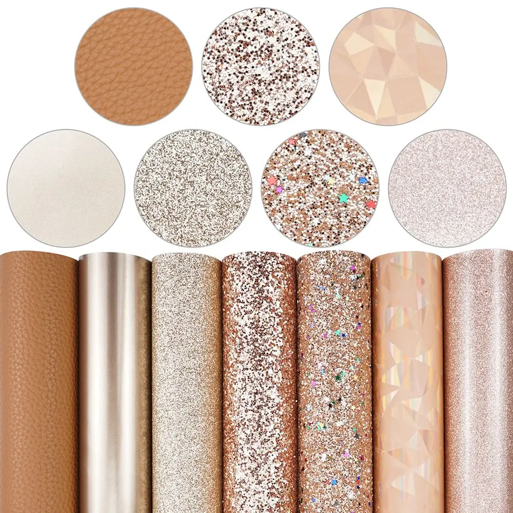 Faux Leather : 7 Piece Rose Gold Fantasy (FL19)