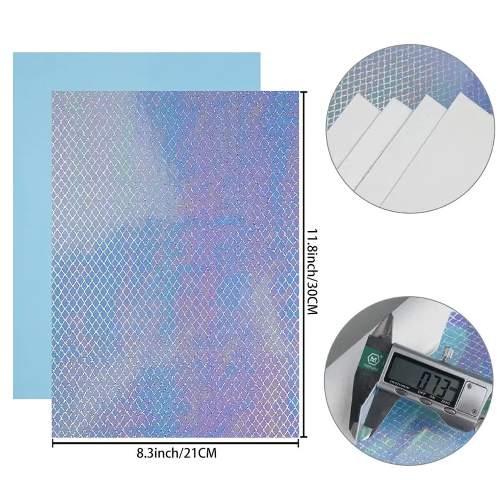 Faux Leather : 6 Piece Sky Blue Surprise Series (FL21)