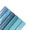 Faux Leather : 6 Piece Sky Blue Surprise Series (FL21)