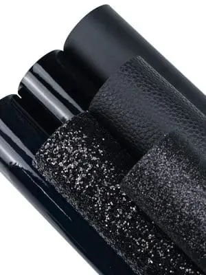 Faux Leather : 6 Piece Black Series (FL10)
