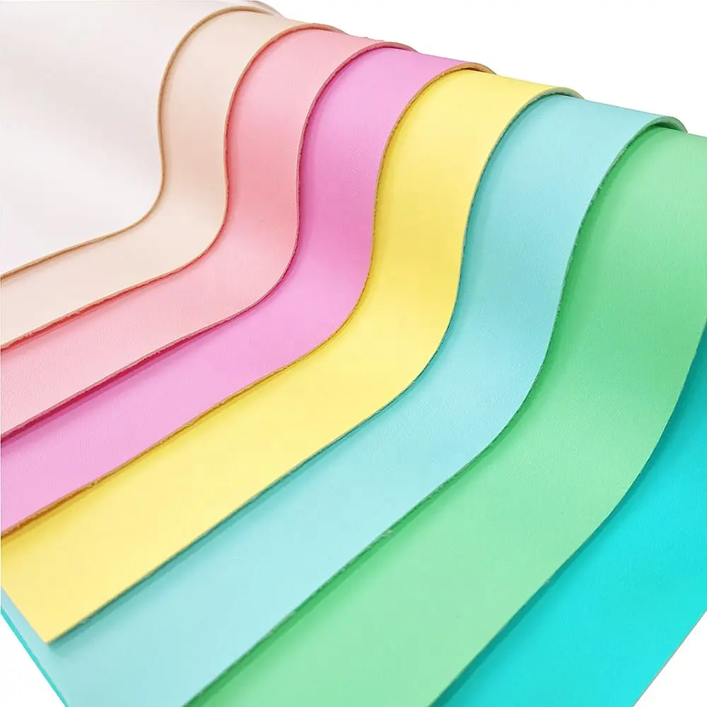 Faux Leather : 8 Piece Candy Floss Pastel Series (FL31)