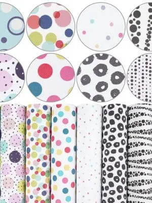 Faux Leather : 8 Piece Lets Go Spots Deluxe (FL29)