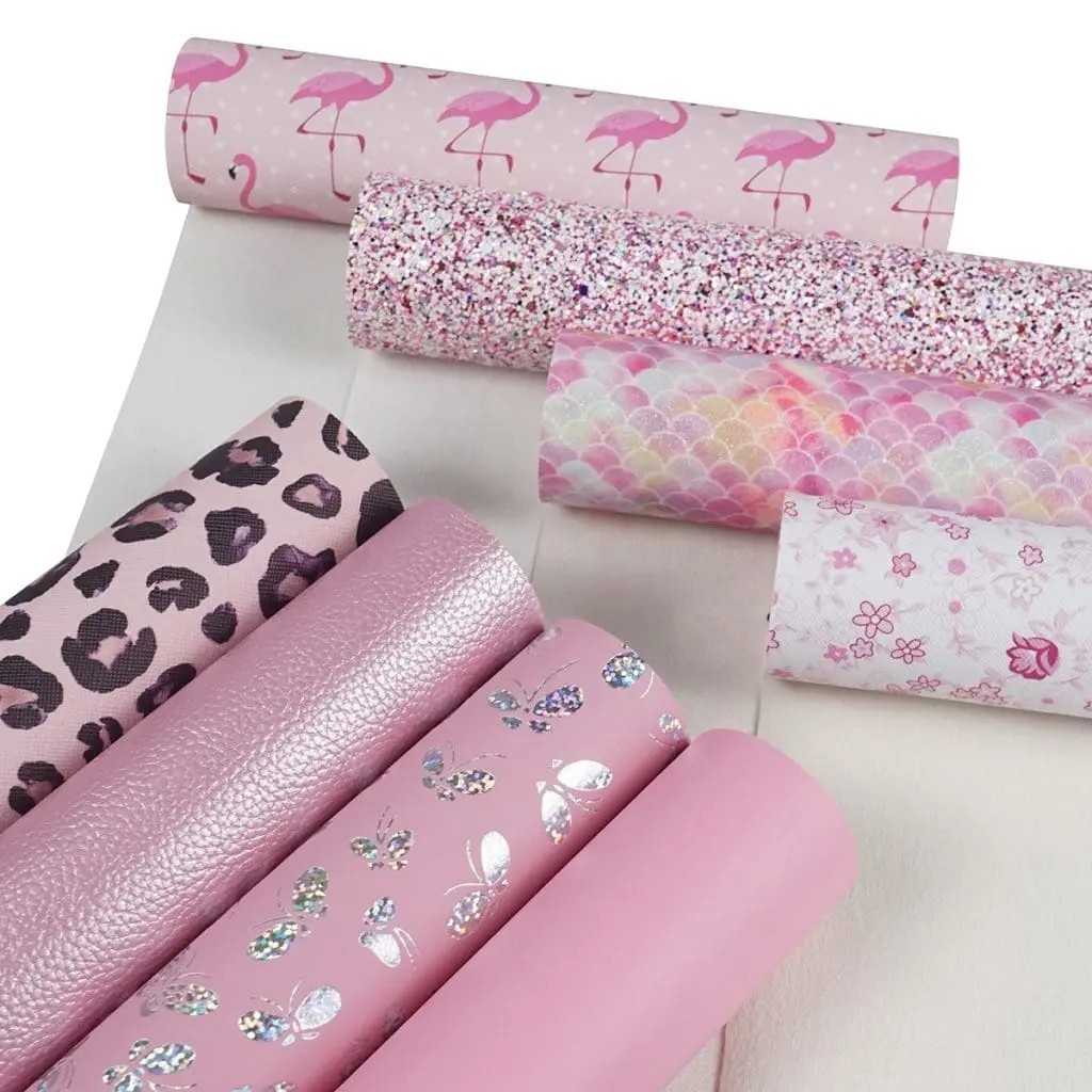8pc Flamingo Me Pretty Series5 Faux Leather : 8 Piece Surprise Me Pretty Series (FL16)