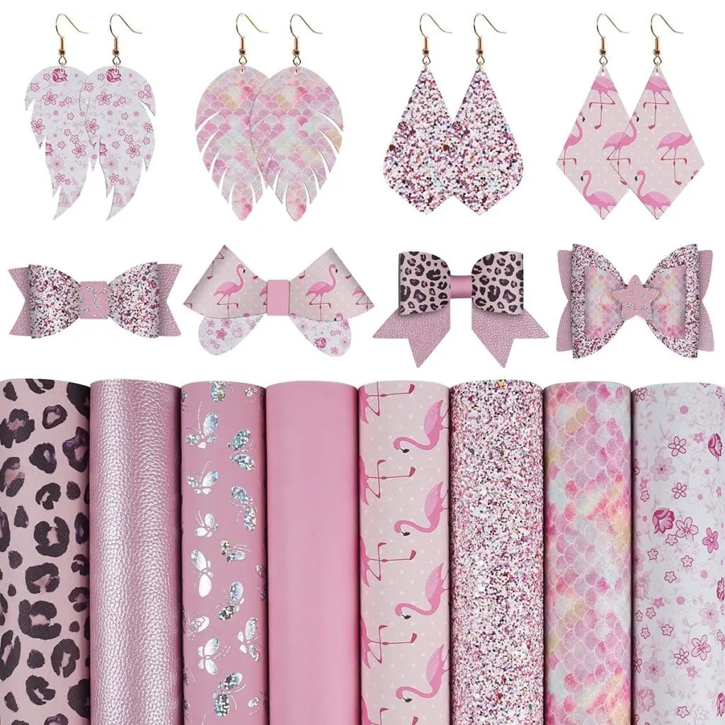 Hde226b343ebc451a92be0e6d5deb962c8 Faux Leather : 8 Piece Surprise Me Pretty Series (FL16)