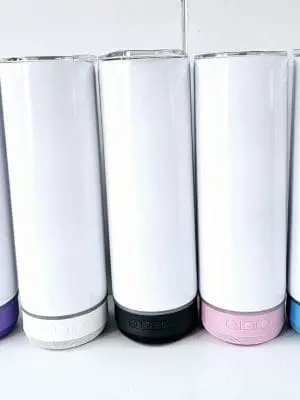 20oz GID Music Tumbler Sublimation Blanks : 20oz Glow In The Dark USB Music Tumbler