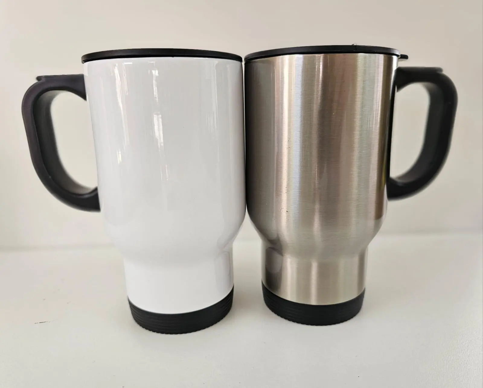 500mlTravelMug Sublimation Blanks : 17oz (500ml) Travel Mugs with handle