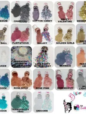 Glitter Pallet Glitter : Glitter Shaker Bottles