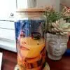 Sublimation Blanks : 12 & 16oz Clear & Frosted Cola Glass (Libbey) Tumblers with Bamboo Lids