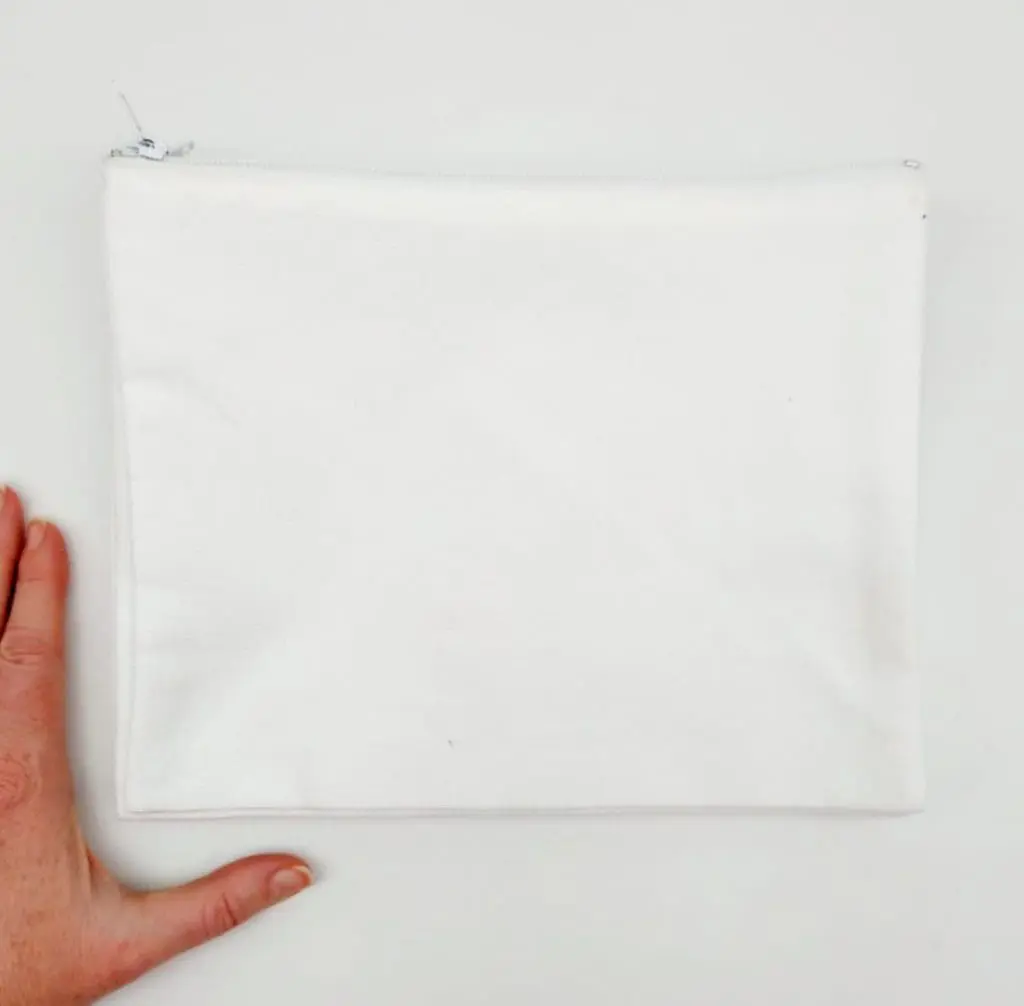Sublimation Blanks : White & Black Makeup/Pencil Bags