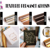 Adhesive Vinyl : 12 by 12 inch Permanent Textured
