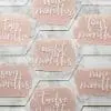 Laser Acrylic Blanks : CLEAR Acrylic Milestones (10cm Round or Hexagon) [1.5, 2, 3 and 5mm]