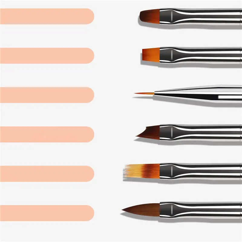 6Pcs Double Head Brush & Dotting Set