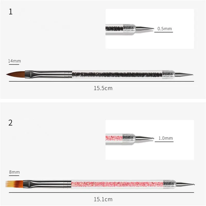 6Pcs Double Head Brush & Dotting Set